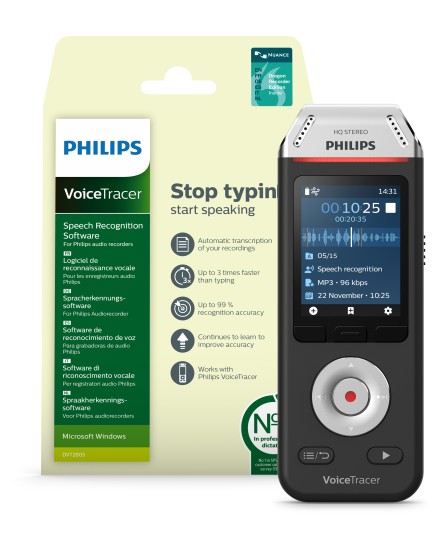 Philips VoiceTracer DVT2810 diktafon